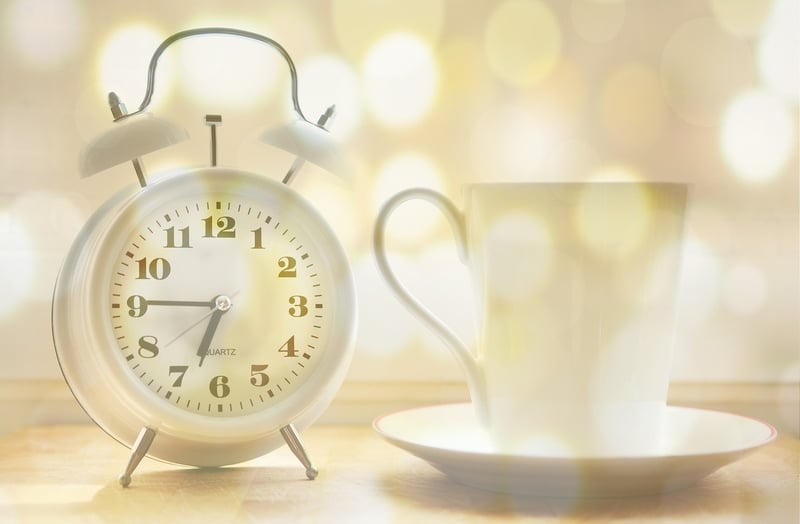 Surreal Hand Clock Time Moment